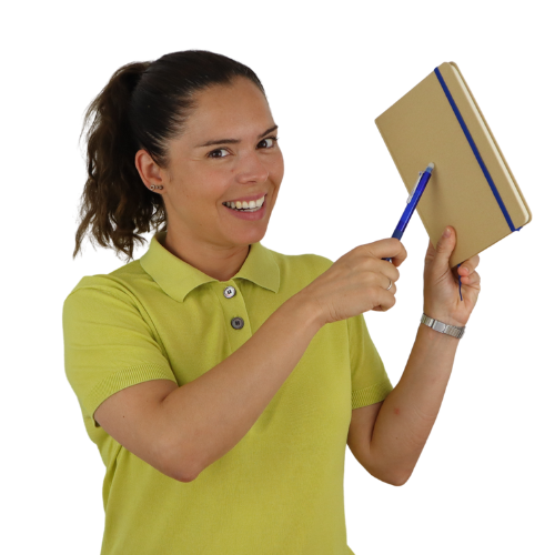 Teacher in video call